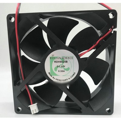 1PCS New RUILIAN SCIENCE RDH9025B DC24V 0.30A 2-wire Cooling Fan *pz
