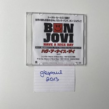 Bon Jovi Have A Nice Day Japan PROMO CDr 2005