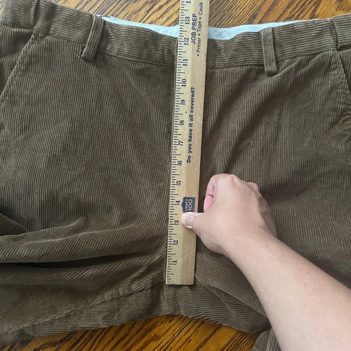 LL Bean Stretch Country Corduroy Pants Brown Elastic Comfort Waist Men's 38x32 - Picture 6 of 10