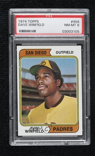1974 Topps Dave Winfield #456 PSA 8 Rookie RC HOF