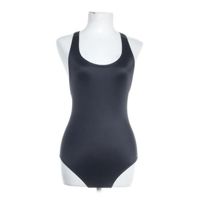 Badeanzug, Größe: S, Schwarz, Elasthan/Nylon/Bio-Baumwolle, Einfarbig #xrH