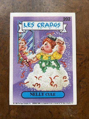 Sticker carte autocollant Les Crados - NELLY CULE (202) Série 2 / TTBE - Photo 1/2