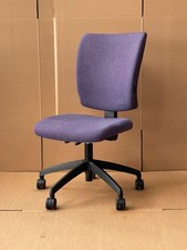 Connection Adjustable Office Chair - Hard Sponge Arms less Refurbished Purple