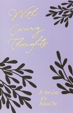 Sincere SYMPATHY LOSS OF PET Card, With Caring Thoughts by Premium Greetings