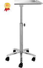 Premium Metal Extra Large Salon Tray Medical Mayo Stand style 4, Silver 