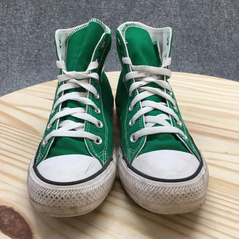 匡威鞋女式 7.5 Chuck Taylor All Star 运动鞋绿色橙色 152620C — 第 4/4 张图片