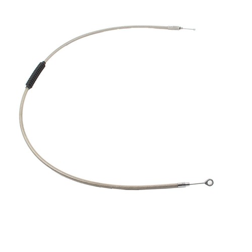 New Stainless Clutch Cable Fit Harley Dyna FXDWG Softail Fatboy FLSTF Road Glide - Picture 2 of 7