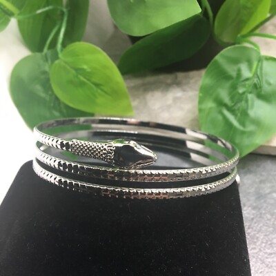Silver-tone Upper Arm Cuff Armband/Bangle Bracelet Adjustable Open New 9541