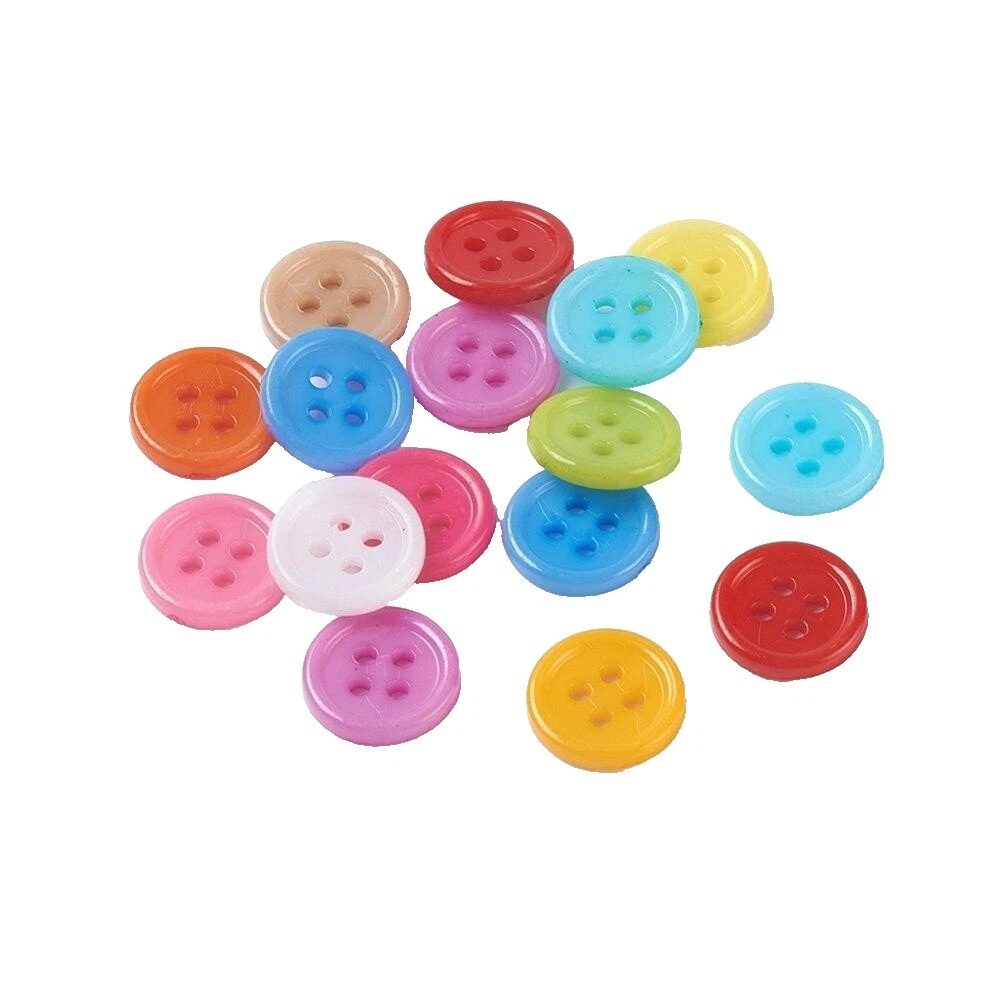 Botones de Costura Multicolor Acrílico