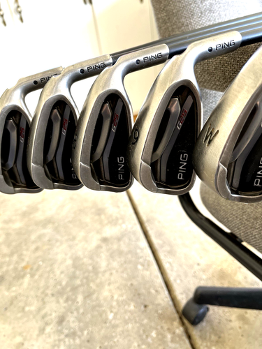 Ping G25 Iron Set 6.7.8.9.Pw.Gw. Black Dot Graphite Senior Flex Shaft RH. - Picture 8 of 12