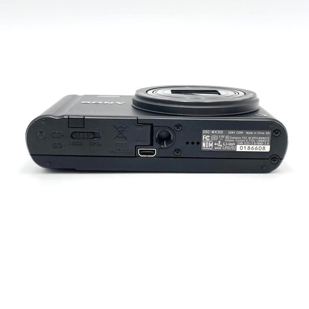 Sony CyberShot DSC-WX350 Black Digital Camera 20x Battery Sony CyberShot DSC-WX350 Black Digital Camera 20x Battery