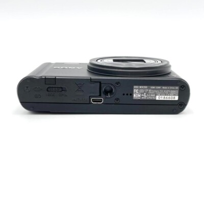 Sony CyberShot DSC-WX350 Black Digital Camera 20x Battery