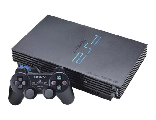 Playstation 2 PS2 Fat Black Game Console Bundle with 1 OEM Controller
