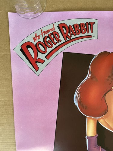 Jessica Rabbit Vintage Poster I'm not bad Roger Rabbit Filmplakate 1987 - Bild 4 von 6