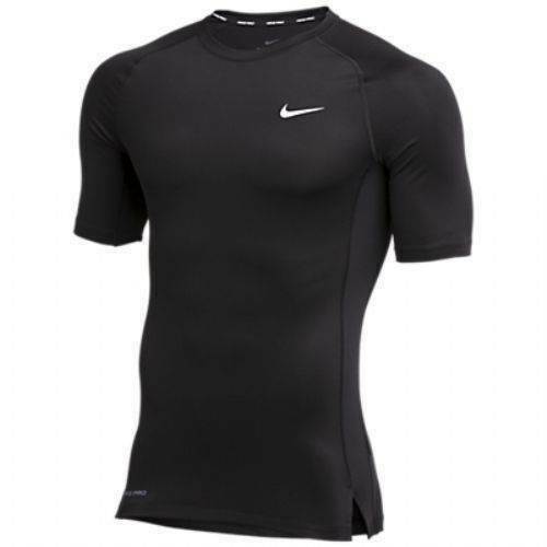 Nike Pro Compression Short Sleeve DriFIT Training Shirt Men's L Black