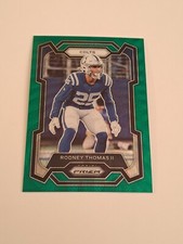 2023 Panini Prizm #130 Rodney Thomas II Green Wave In Toploader Colts 