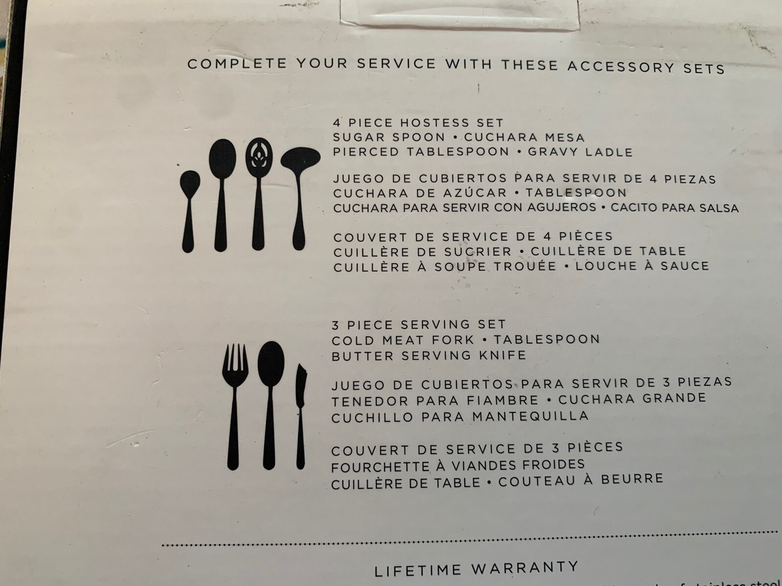 Lenox Eternal 20Piece Flatware Set 863538 eBay