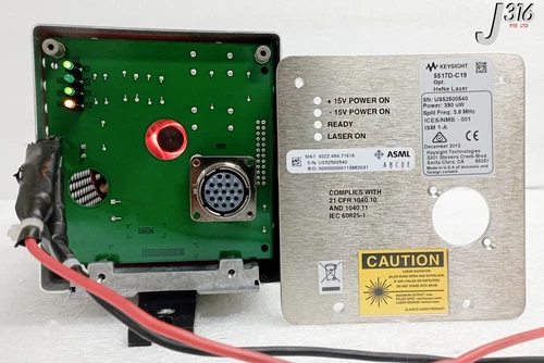 28937 KEYSIGHT LASER HEAD, POWER: 390uW, 3.8MHZ, ASML 4022.454.71616 5517D-C19