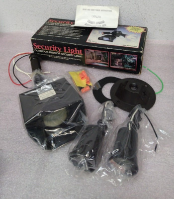 Vintage Catalina Motion Security Light Black Infrared Outdoor-Indoor New