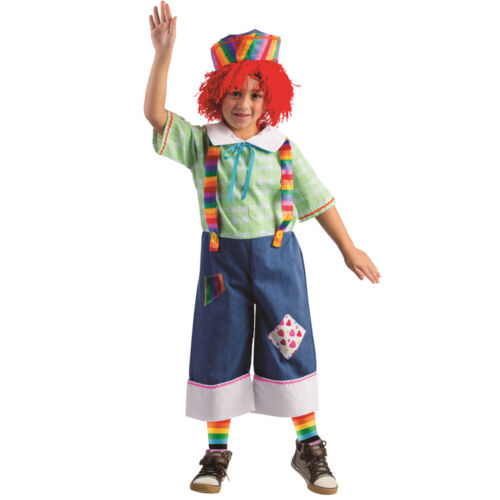 Dress Up America Boy Rainbow Rag Costume - Beautiful dress up Set for Role Play - Picture 1 of 2