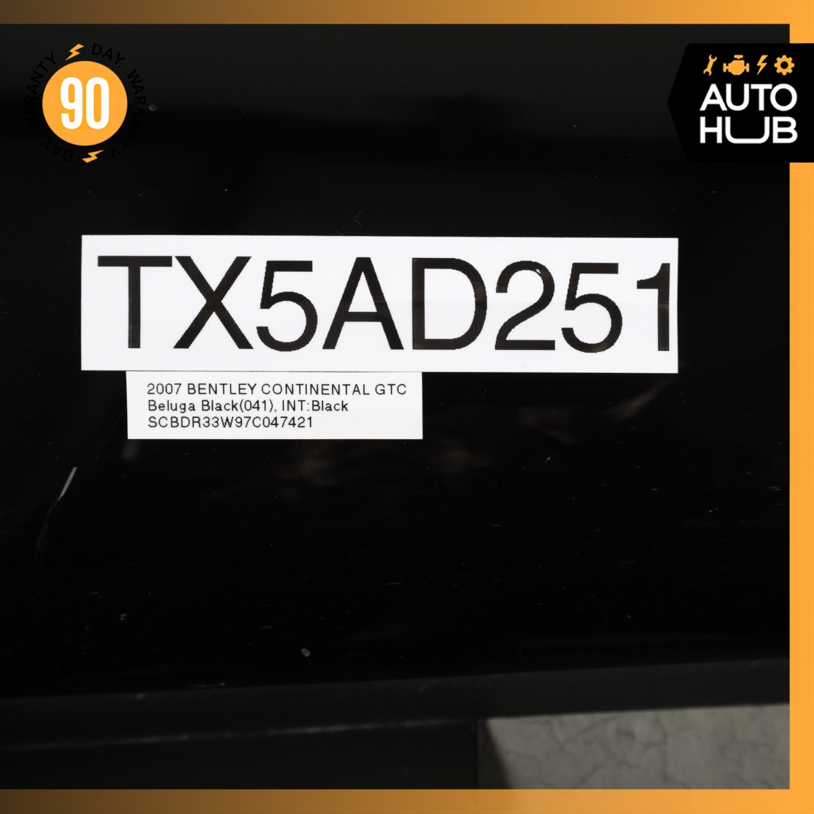 07-11 Bentley Continental GTC Right Passenger Side Skirt Rocker Panel OEM 52k