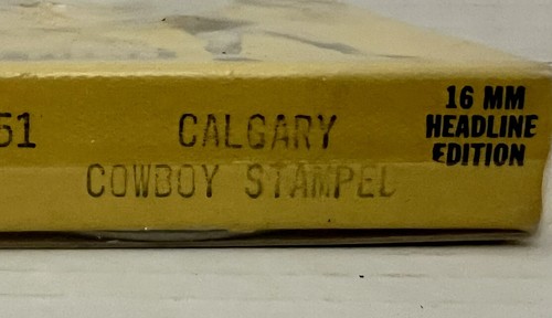 VTG Castle Films 16mm Reel to Reel Sports Parade 351 Calgary Cowboy Stampeed NOS - Picture 3 of 4