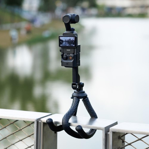 Magnetic Expansion Adapter for DJI Osmo Pocket 3 Mount Desktop Stand w/Cold Shoe - Picture 8 of 18