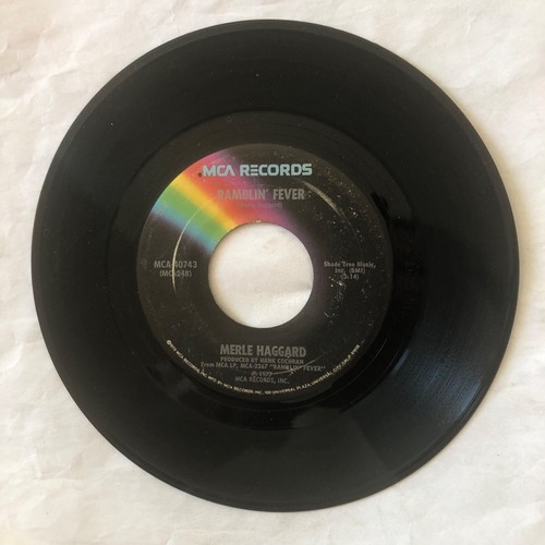 Merle Haggard - When My Blue Moon Turns To Gold Again / Ramblin' Fever 45 RPM 7” - Picture 2 of 2