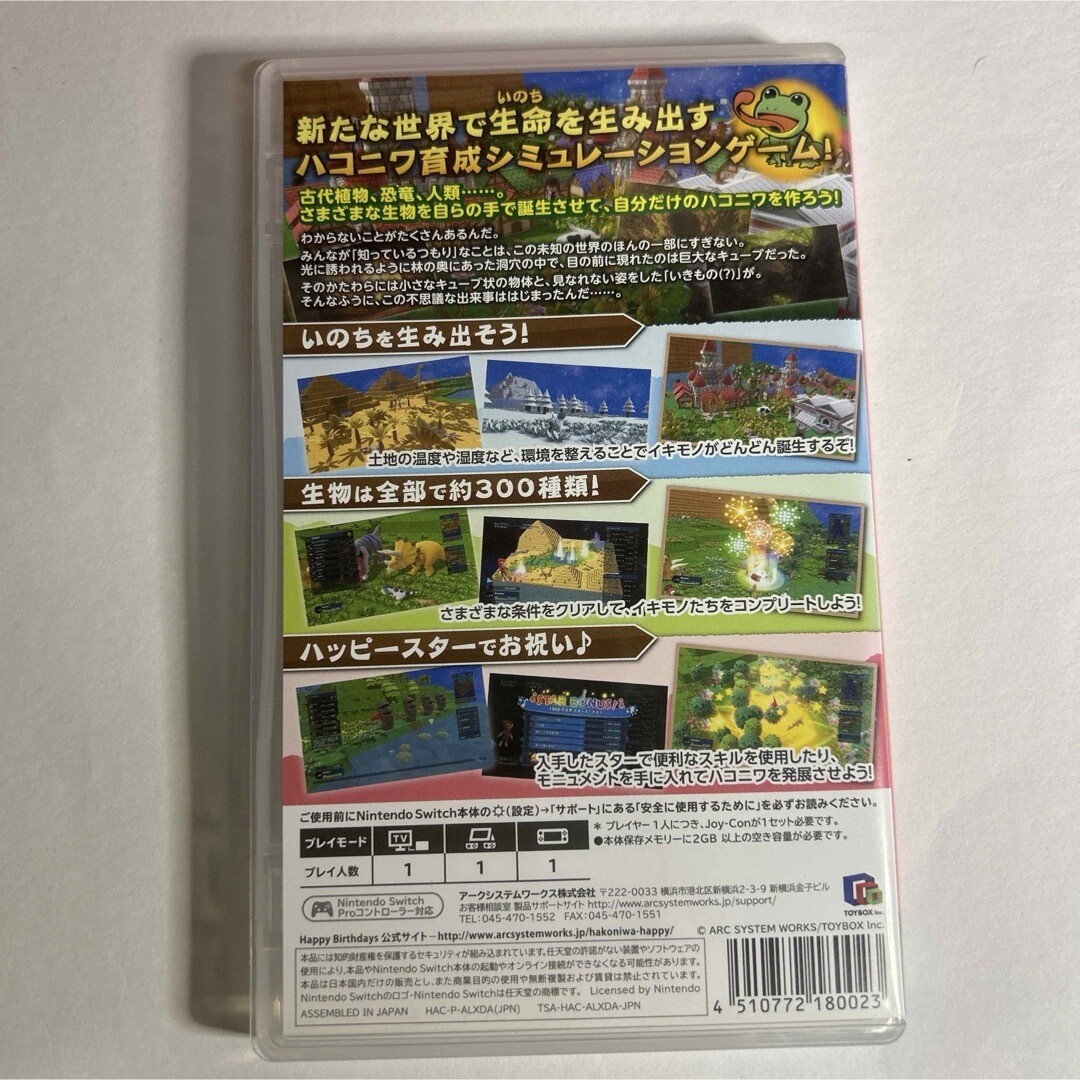 Happy Birthday Nintendo Switch Arc system works Simulation Game 