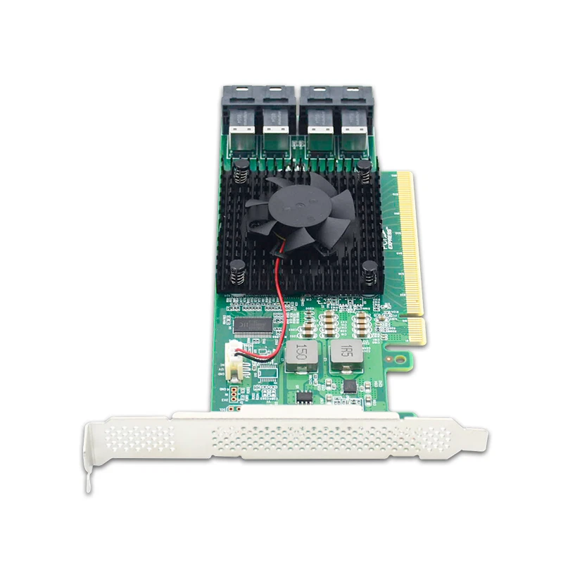 PCIe3.0 x16 to 4 x U.2   NVMe SSD switch Adapter with PLX8747 controller - Image 3 of 4