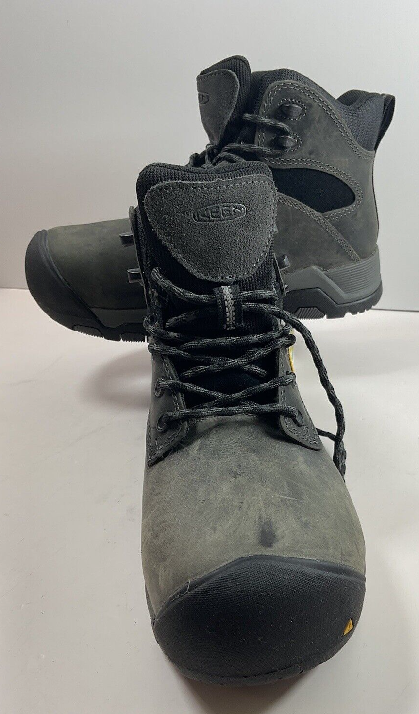 Stivali da trekking donna impermeabili Keen Utility Helena grigio medio taglia 5 nuovi senza scatola