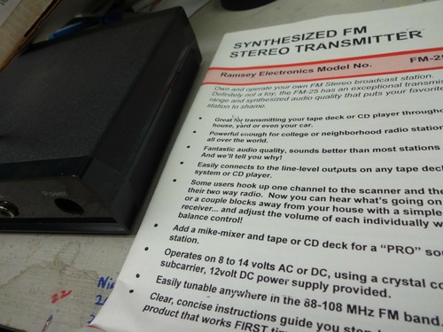 RAMSEY FM25 STEREO FM RADIO TRANSMITTER - Picture 5 of 9