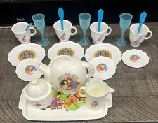 Vintage Tootsie Toys DISNEY SNOW WHITE  7 Dwarfs Tea Party Set missing 1 Cup 