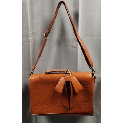 Esosusi Women's Brown Crossbody Bag Size L new SKU 2055