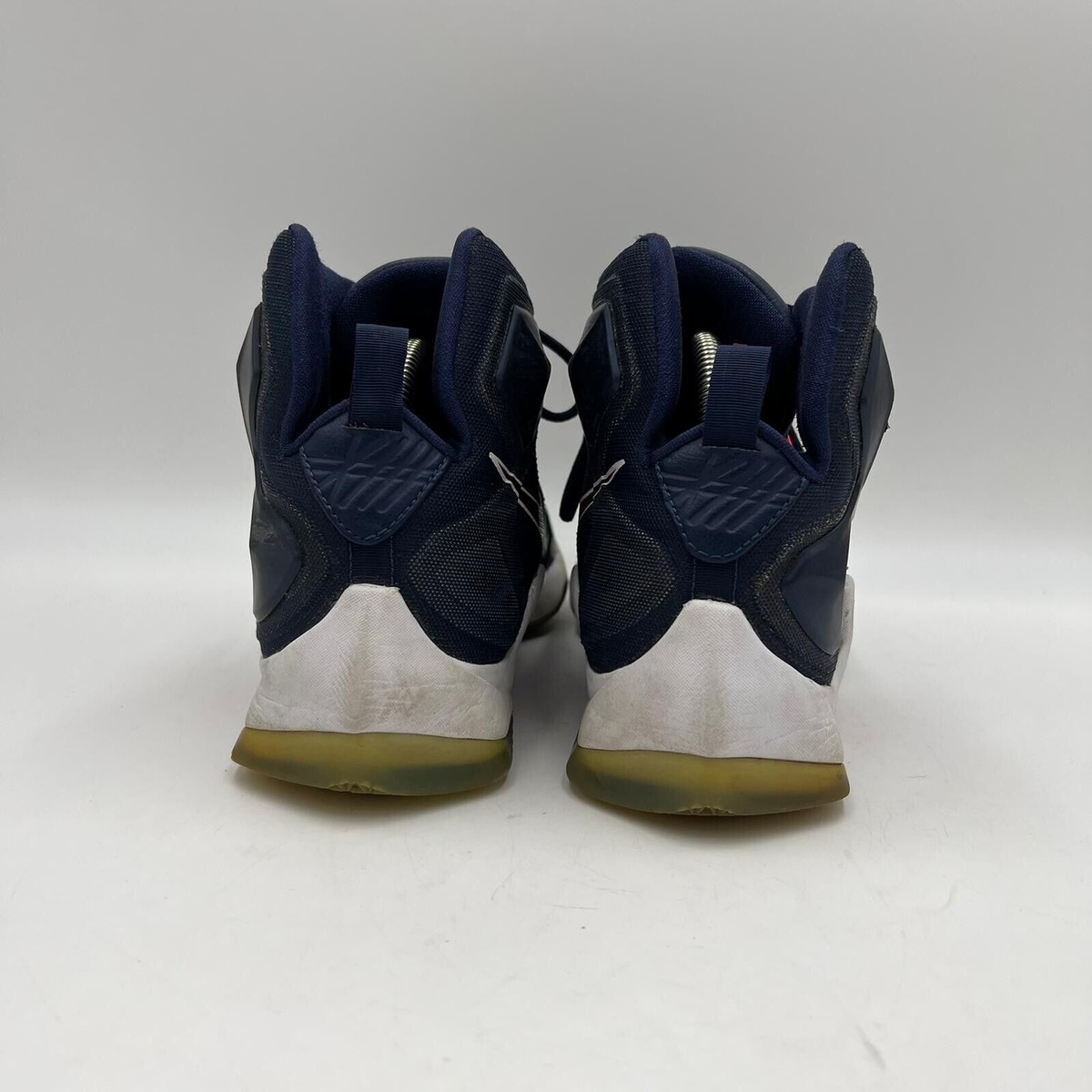 Nike LeBron Men\'s 13 XIII USA Midnight Navy Varsity Red 807219-461 Size 10.5 NEW Nike LEBRON 13 (Lebron XIII) Midnight Navy 807219-461 Size  main image 2