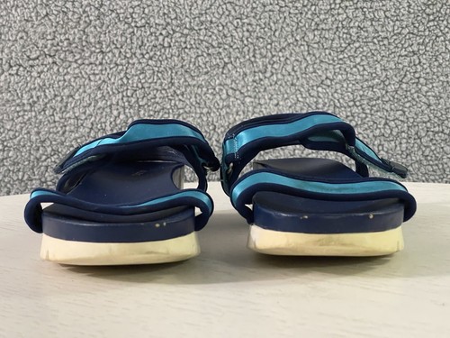 Aldo Sandals Womens 9 Blue Platform Comfort Cushion Breathable Ankle Strap Wedge - Foto 7 di 15