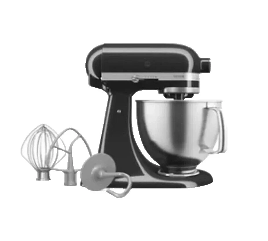 Mezcladores KitchenAid Encimera con Tazón de acero inoxidable negro