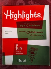 HIGHLIGHTS FOR CHILDREN Magazine December 1969 Activities Stories Puzzles