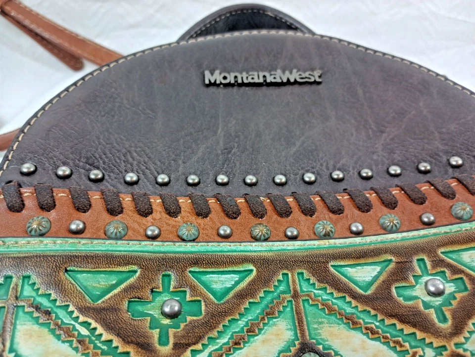 Круглая сумочка Montana West, ацтекская с инструментами, через плечо. DS07 - Изображение 3 из 4