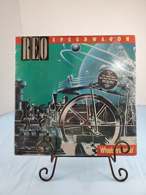 REO Speedwagon Wheels Are Turnin' QE 39593 Original Shrink W Hype  Sticker 