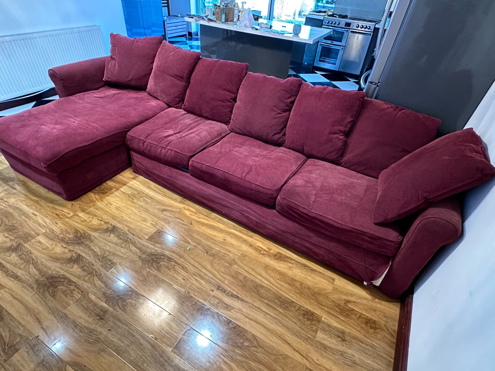Lshape corner sofa bed eBay