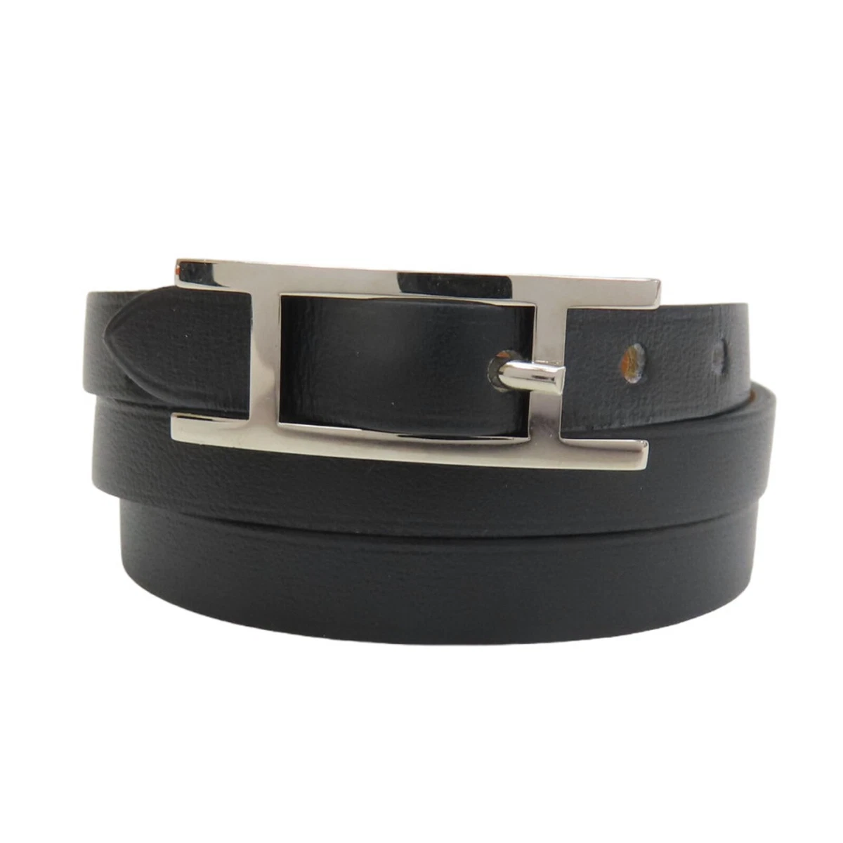 Behapi leather bracelet Hermès Black in Leather - 39945394