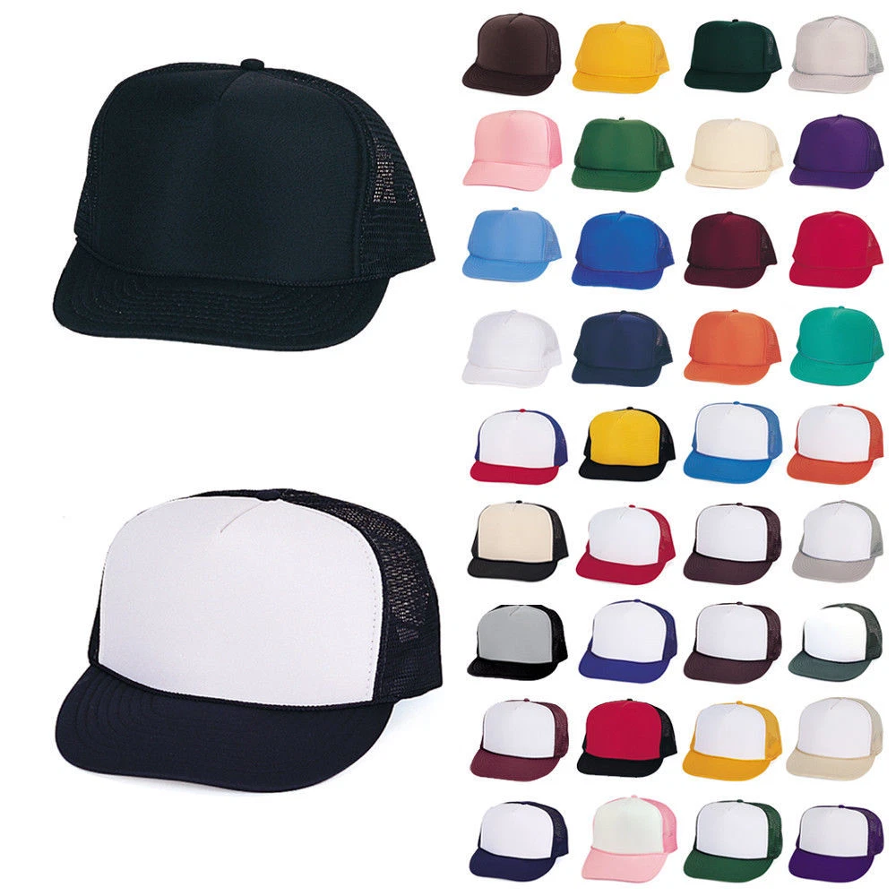 15 Lot Trucker Baseball Hats Caps Foam Mesh Blank adult Youth Kids Wholesale