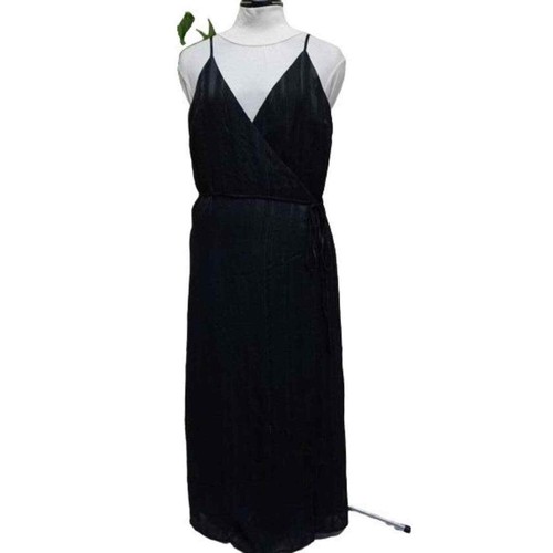 J.O.A. Sexy schwarzes Halstuchkleid neu ohne Etikett XS schwarz silber - Bild 3 von 9