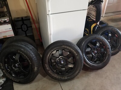 17 inch Subaru Yokohama Geolandar A/T All Season Tires and black Subaru ...