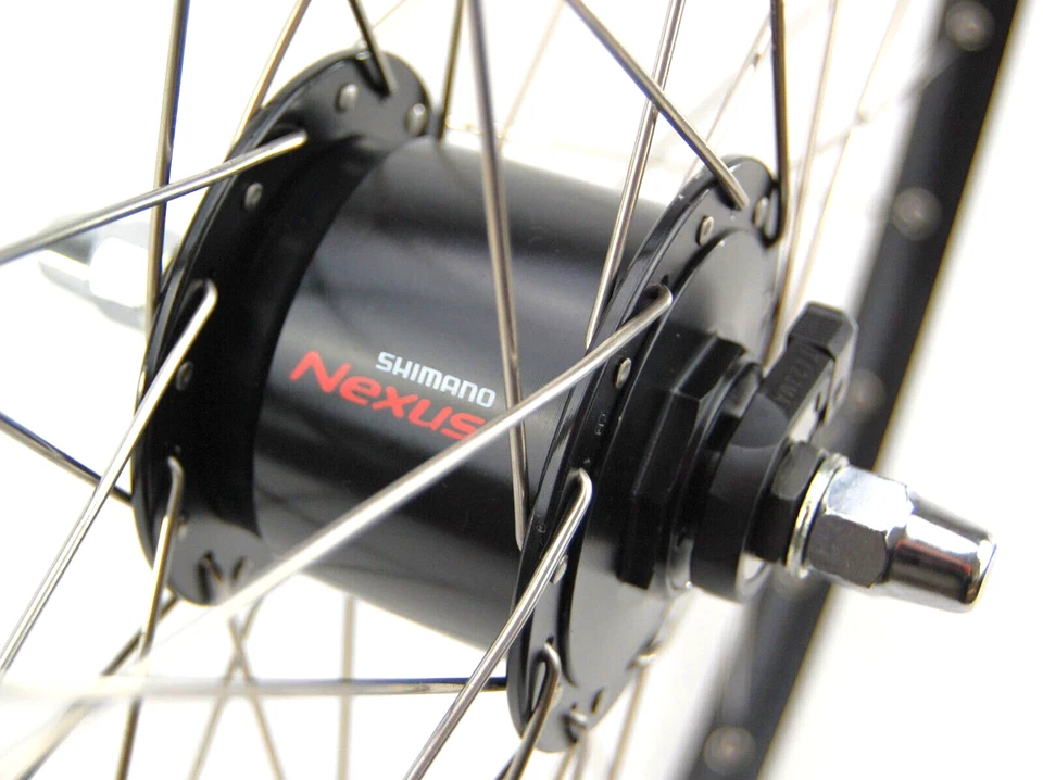 Vorderrad geöst schwarz 28" Shimano Nexus Nabendynamo DH-C3000 auch für 29 Zoll - Bild 3 von 3