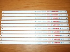 10 x LENOX - Bi-Metal 18TPI - Hacksaw Blades - Brand New - Free Postage