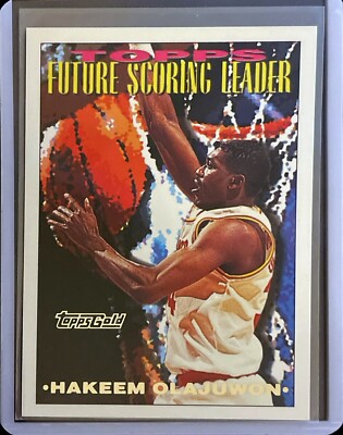 Hakeem Olajuwon - 1994 Topps Gold Basketball - Future Scoring Leader #385