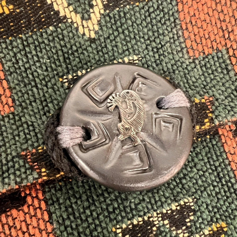 Cartera azteca vintage verde tribal correa para el hombro bolso de mano arte nativo americano Foto 2 de 4