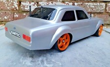 Ford Escort Mark 1 White ABS Rally Touring Car body + Decals - Drift 1:10 016